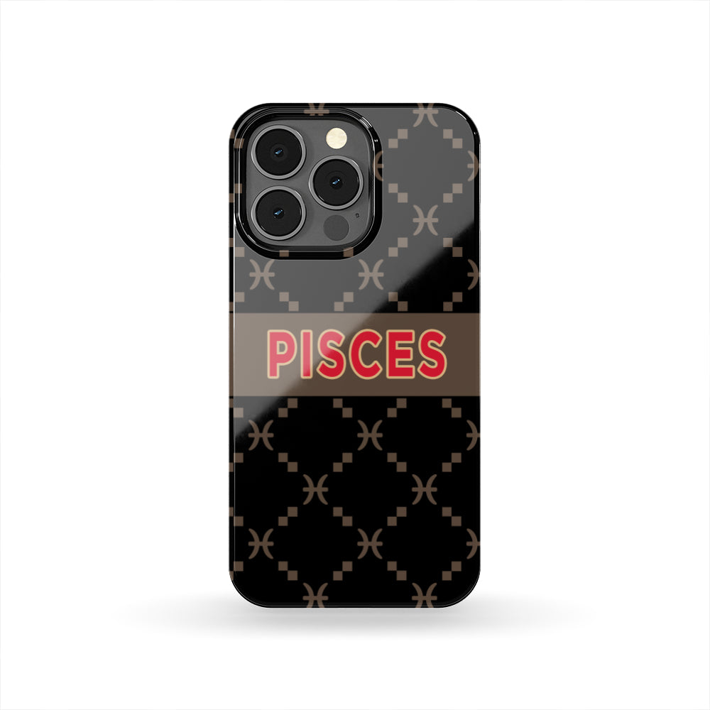 Pisces G-Style Black Phone Case