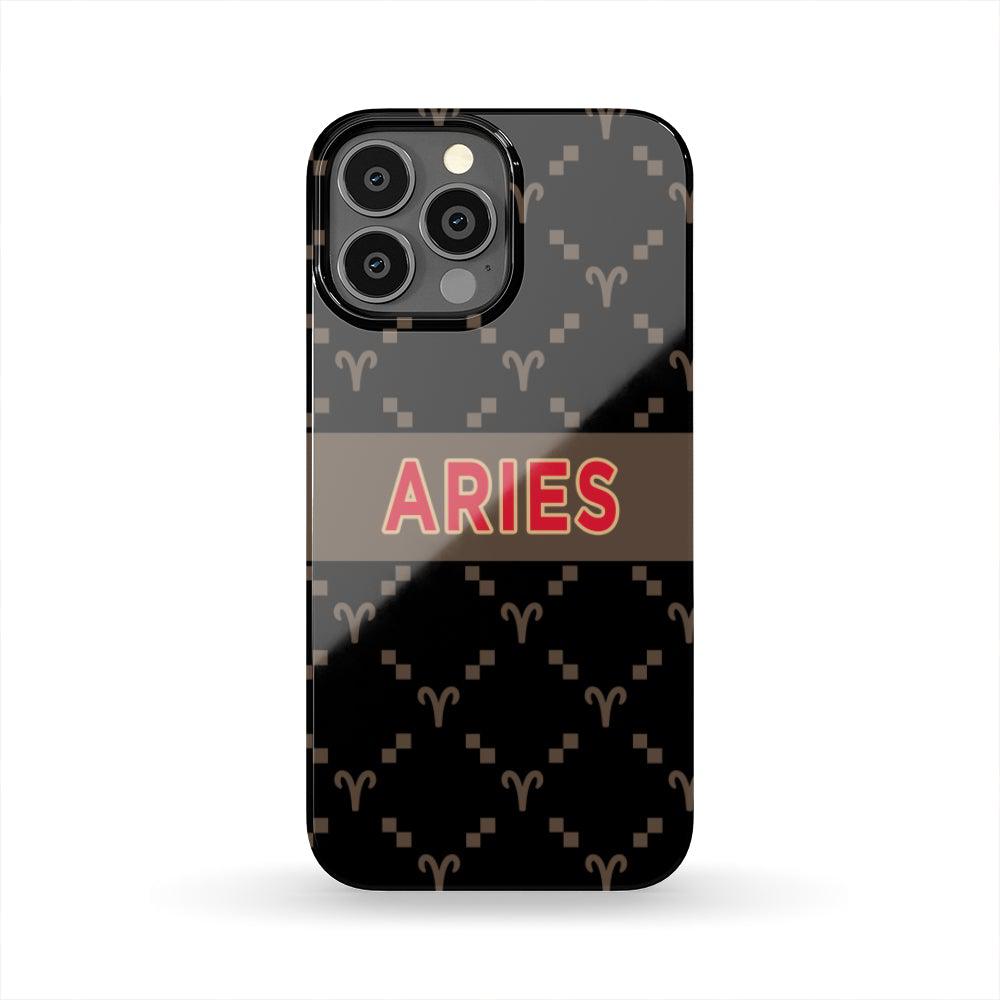Aries G-Style Black Phone Case