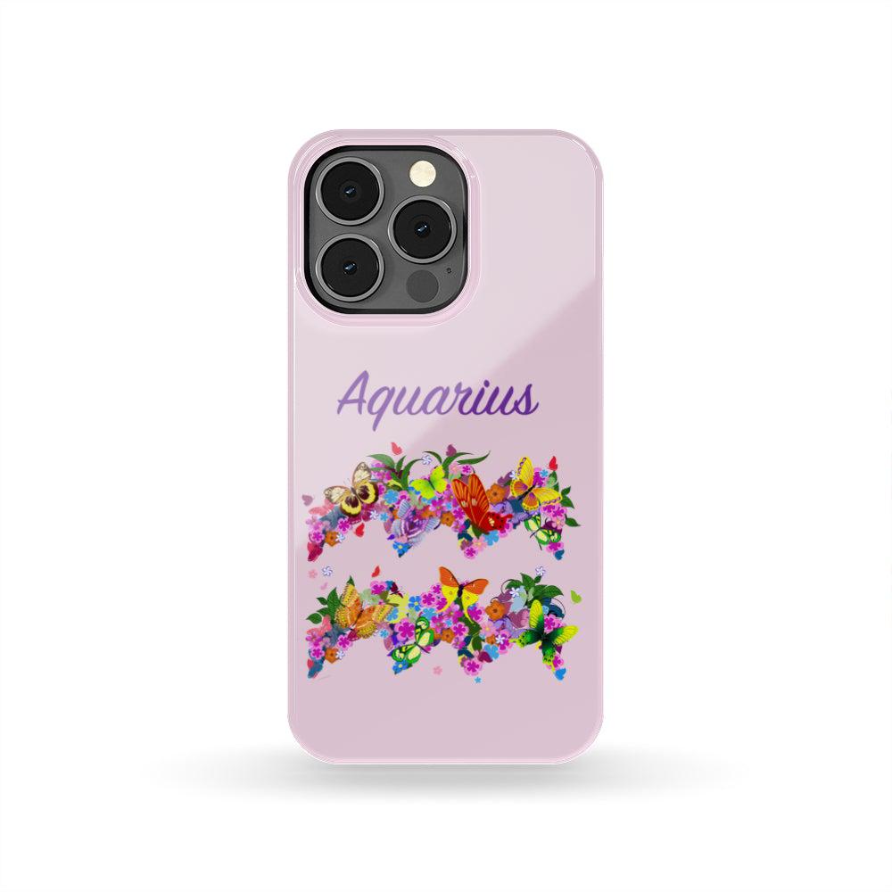 Aquarius Floral Phone Case