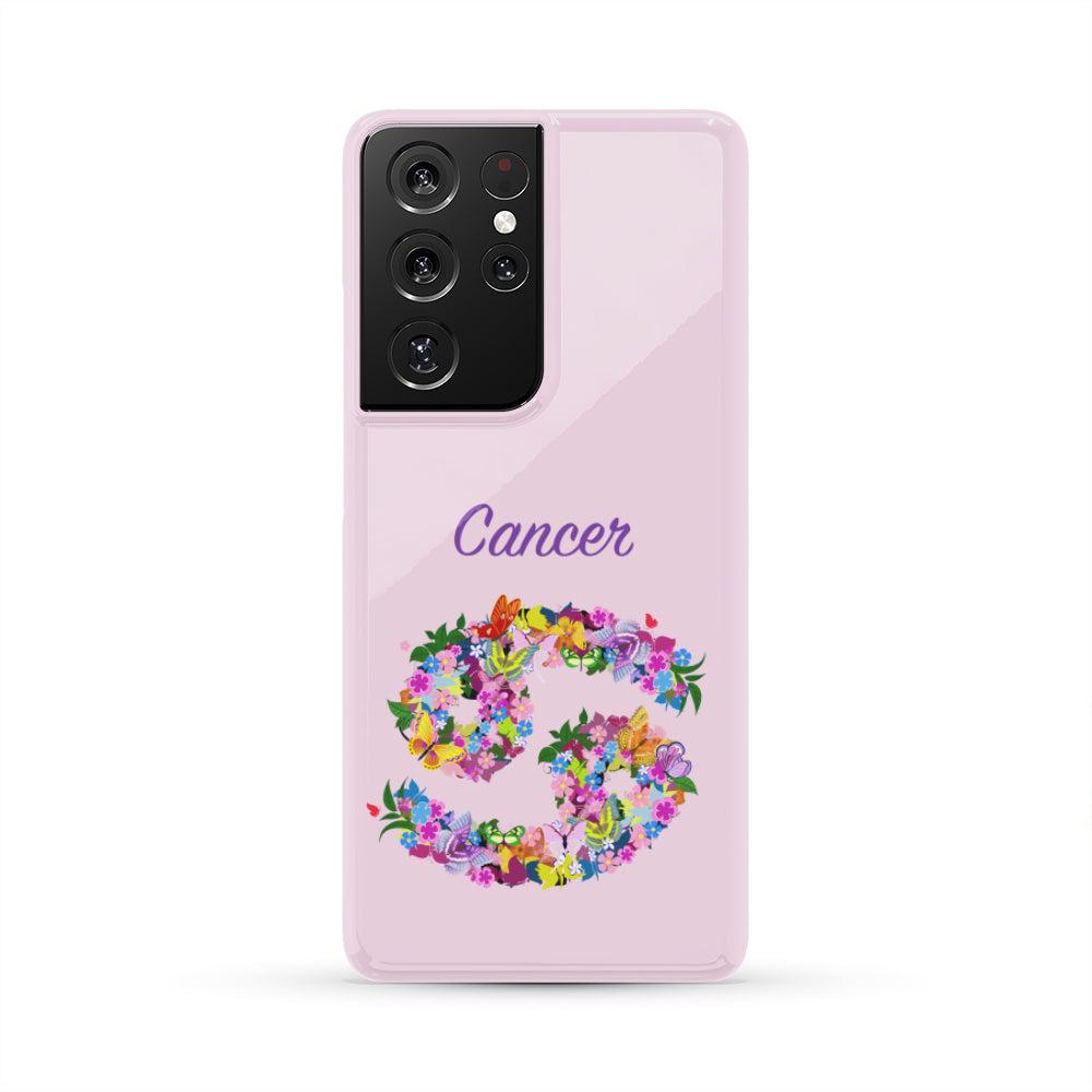 Cancer Floral Phone Case