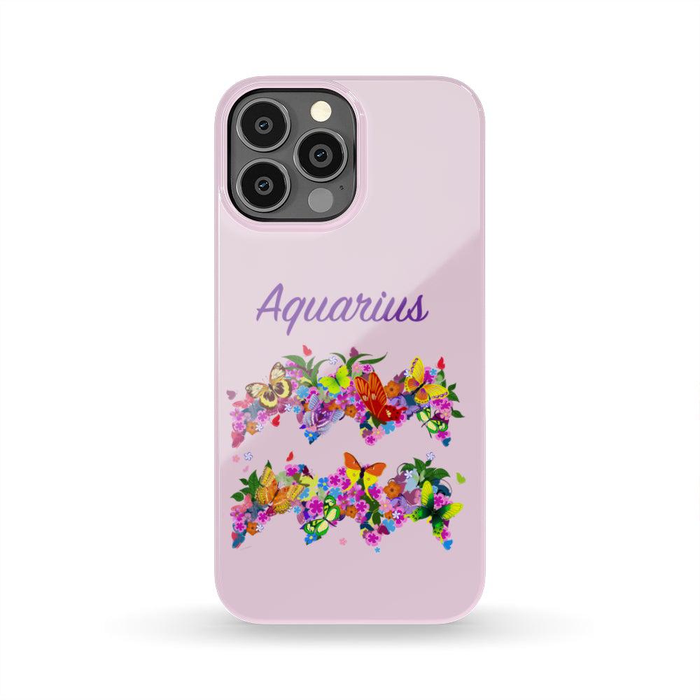 Aquarius Floral Phone Case