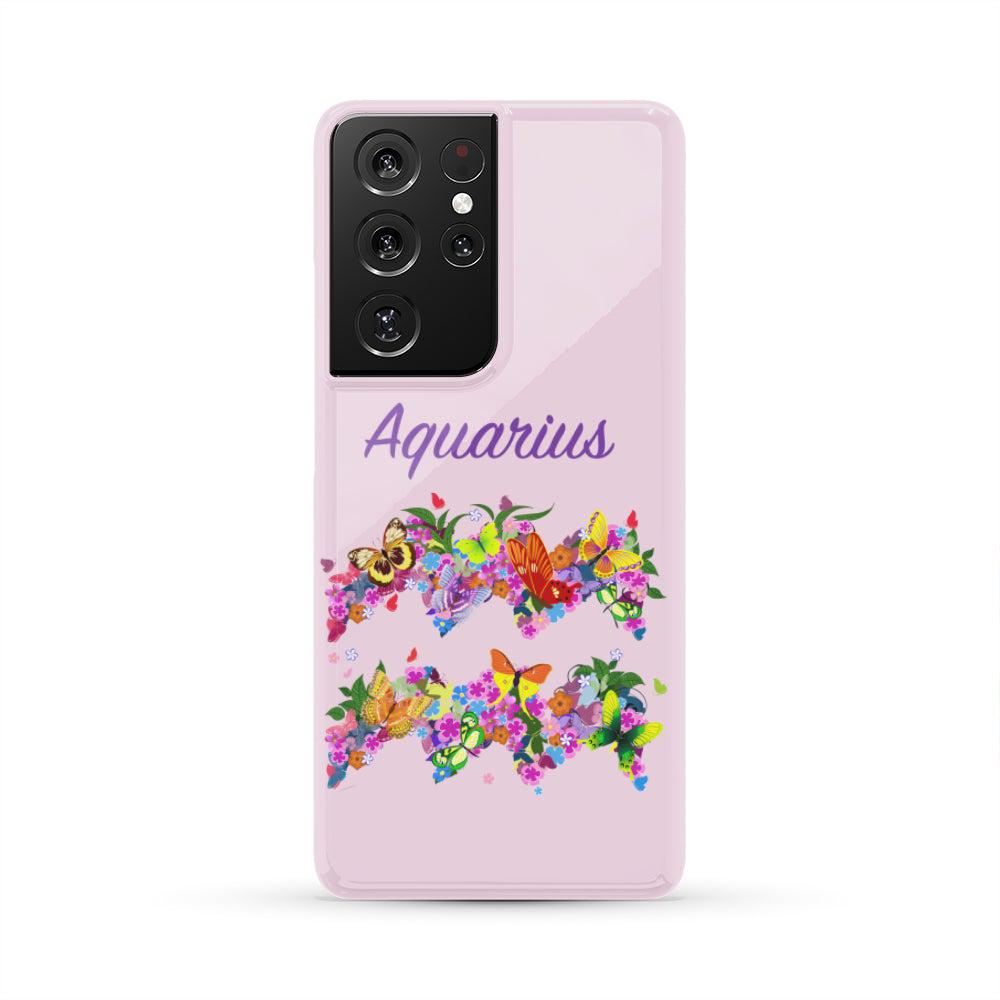 Aquarius Floral Phone Case