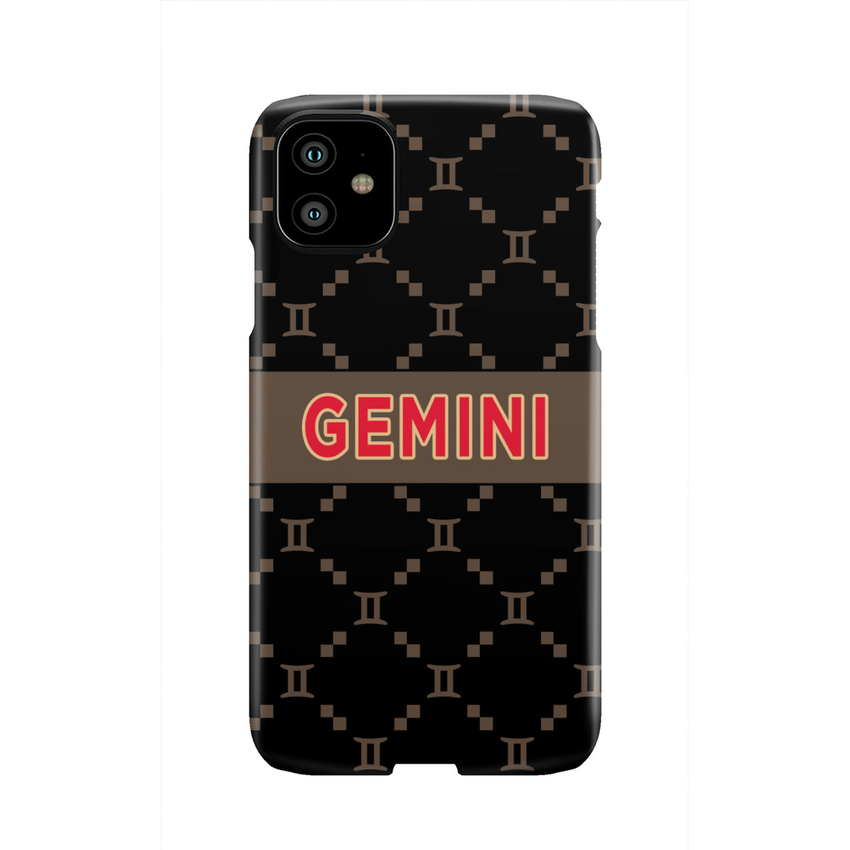 Gemini G-Style Black Phone Case