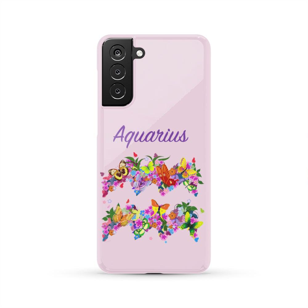 Aquarius Floral Phone Case