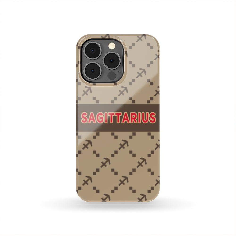 Sagittarius G Style Beige Phone Case Zodiac Gal