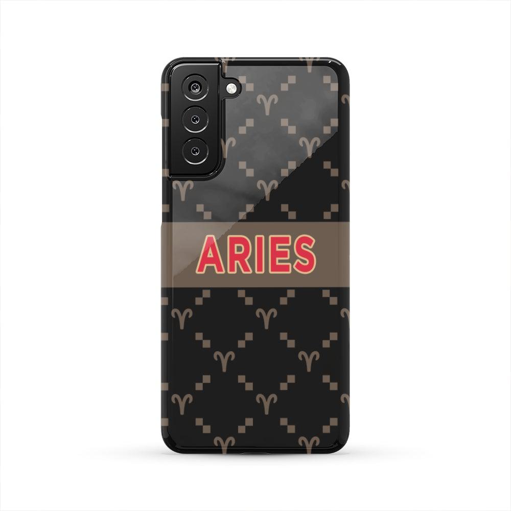 Aries G-Style Black Phone Case